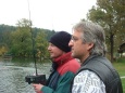 Fahrer Hans-Dieter Stengel mit Starthelfer Dirk Staudt